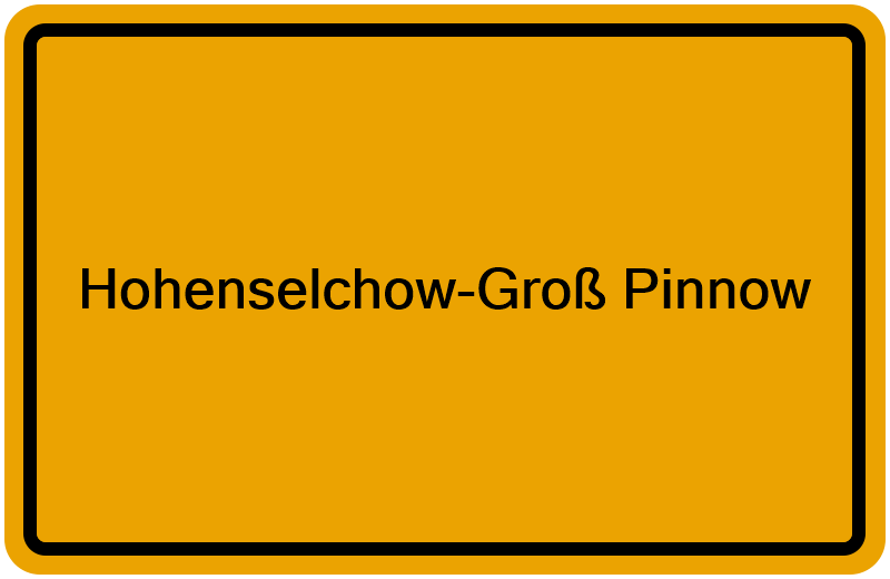 Handelsregisterauszug Hohenselchow-Groß Pinnow